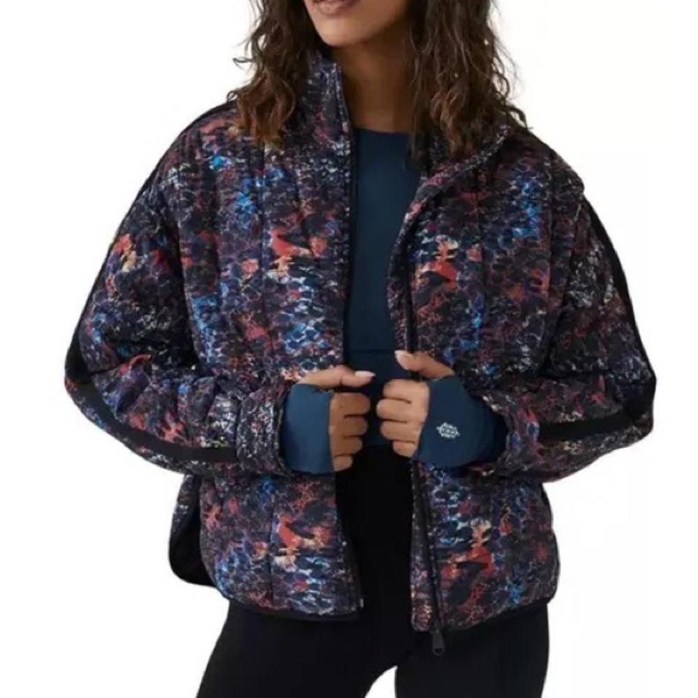 Free people movement packable Pippa puffer jacket-cosmos combo-Small-NWT